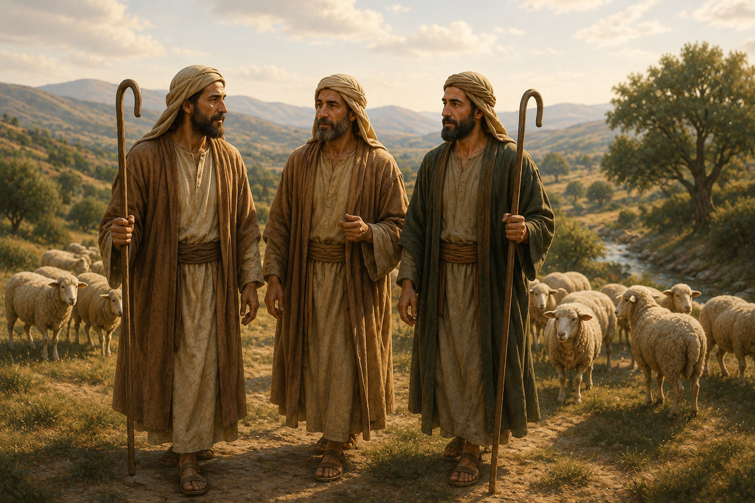 Biblical illustration for SHEPHERD’S WAY
